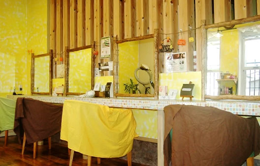 粕屋町の美容室ボレロはアットホームな空間で寛げます